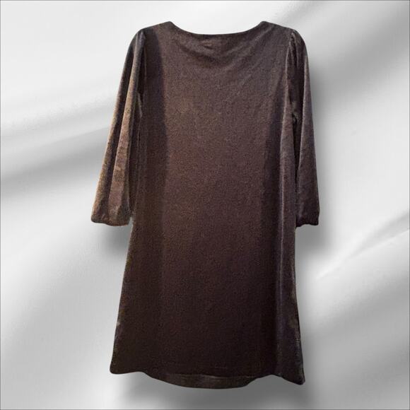 Gap Velveteen Dress NEW Elastic Puff Sleeve Cocktail Party Holidays Medium - Picture 4 of 9